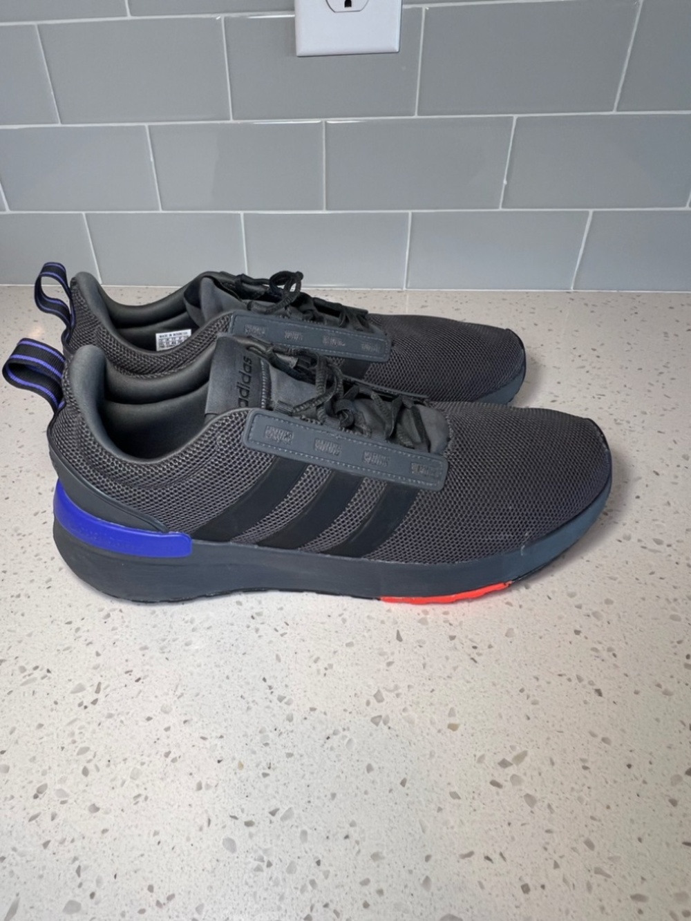 Adidas Racer TR21 Primegreen Cloud Foam Running Shoes Gray Black Sneaker Sz 11.5 - Picture 10 of 14